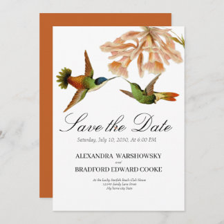 Terracotta Elegant Wedding Hummingbird Blush Pink 