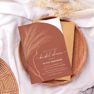Terracotta Fall Bridal Shower Invitation