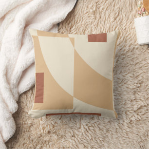 Terracotta geometry part-3 cushion