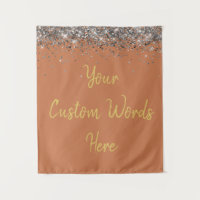 Terracotta Gold Birthday Party Photo Booth Prop