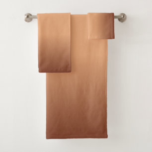 Terracotta Gradient Bath Towel Set