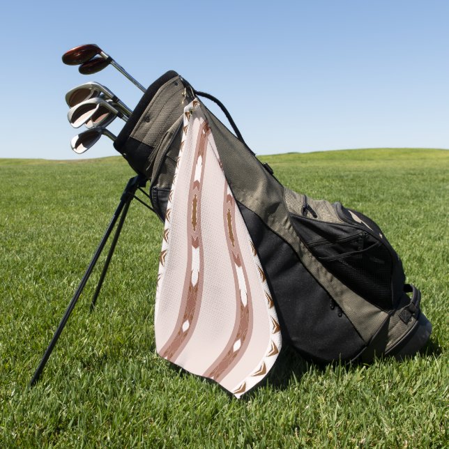 Terracotta Heritage Golf Towel (Green)