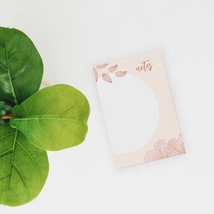 Terracotta Hues Chic Abstract Post-it Notes