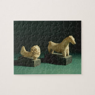 Terracotta lion and horse, Mohenjodaro 2300-1750 B Jigsaw Puzzle