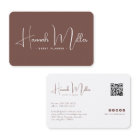 Terracotta | Modern Elegant Minimalist QR Code