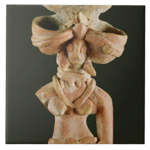 Terracotta Mother Goddess, Mohenjodaro, 2300-1750 Tile