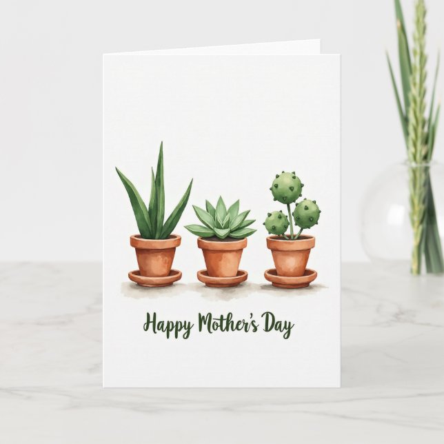 Terracotta Mothers Day Card (Front)