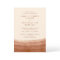 Terracotta Ombre | Minimalist Boho Wedding Invitat