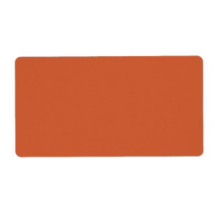 Terracotta Orange Solid Colour Warm & Earthy Desig