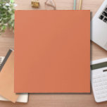 Terracotta Orange Solid Colour Warm & Earthy Desig Notepad<br><div class="desc">The Terracotta Orange Solid Colour pattern is a timeless and versatile design that radiates warmth and natural elegance. This rich, earthy shade of orange adds a sense of cosiness and sophistication to any project, making it a perfect choice for fashion, home decor, textiles, and graphic design. Its deep, muted tone...</div>