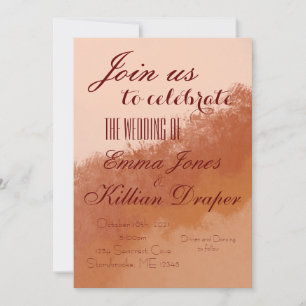 Terracotta Paint Invitation