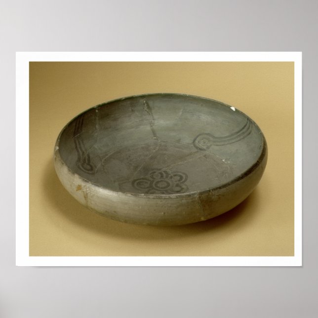 Terracotta painted grey ware, Hastinapur, 800-400 Poster (Front)