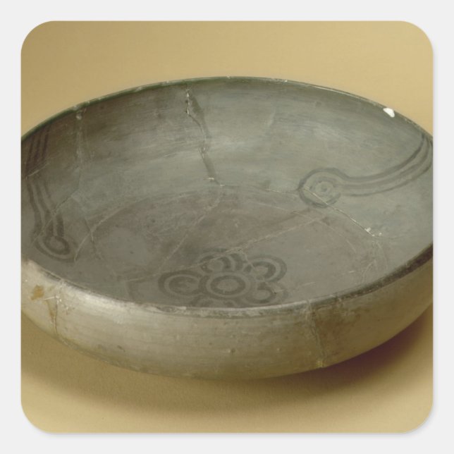 Terracotta painted grey ware, Hastinapur, 800-400 Square Sticker (Front)