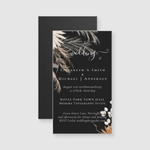 Terracotta Pampas Grass Tropical Wedding