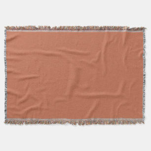 Terracotta Personalized Cozy Home Throw Blanket