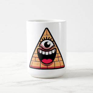 Terracotta Pyramid Eye Coffee Mug
