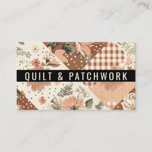 Terracotta Quilt Patchwork Handmade Clothing Business Card