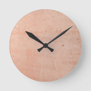 Terracotta Round Clock
