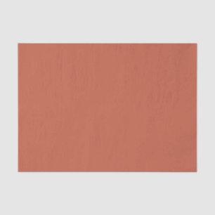 Terracotta Solid Colour Tissue Paper