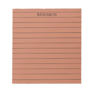  Terracotta Stylish & Warm Stationery Notepad