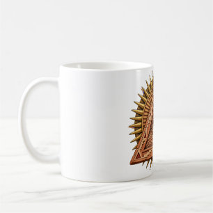 Terracotta Sun Eye Coffee Mug