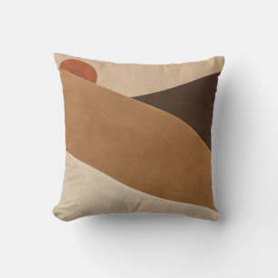 Terracotta Sun Layered Desert Dunes Cushion