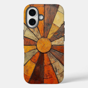 Terracotta Sunburst Boho Phone Case