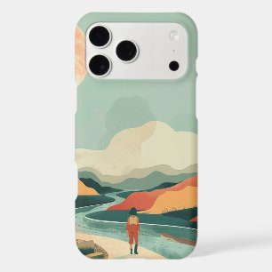 Terracotta Teal Boho River Mountain Journey