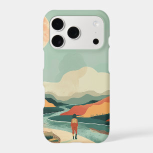 Terracotta Teal Boho River Mountain Journey