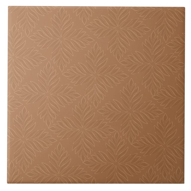 Terracotta Texture Modern Minimalist Ceramic Tile (Front)