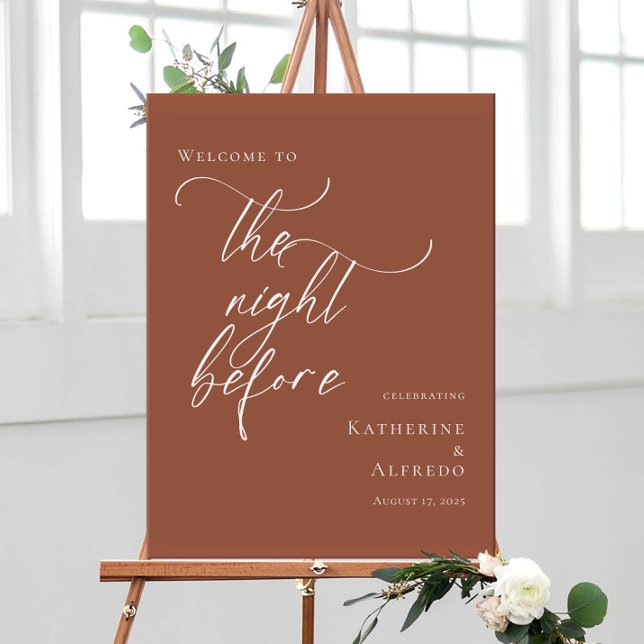 Terracotta The Night Before Rehearsal welcome Poster (Creator Uploaded)