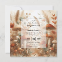 Terracotta Toadstool Woodland Magic Wedding