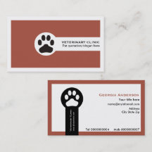 Terracotta Vet/Veterinary Clinic minimalist