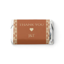 Terracotta Vintage Boho Wedding Thank You