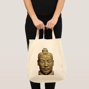 Terracotta Warrior - Ancient Gold Art Tote Bag