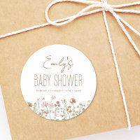 Terracotta Wildflower Boho Baby Shower In Bloom