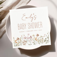 Terracotta Wildflower Boho Baby Shower In Bloom