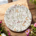 Terracotta Wildflower Boho Wedding In Bloom Garden Paper Plate<br><div class="desc">Celebrate your boho wedding with our Wildflower Boho Wedding In Bloom Garden Paper Plates. Adorned with a charming wildflower design, these plates bring a touch of natural beauty to your reception. The "In Bloom" theme infuses a sense of romance and free-spirited elegance into every detail. Delicate wildflowers grace the plates,...</div>