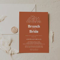 Terracotta Wildflower Brunch with the Bride Shower