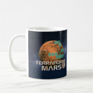 Terraforming Mars Hex Map Coffee Mug