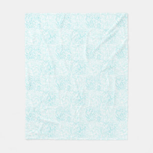 Terrain pattern green fleece blanket