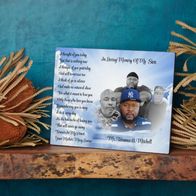 Terrance mitchell plaque (Side)