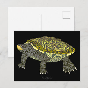 Terrapin (black) - Postcard