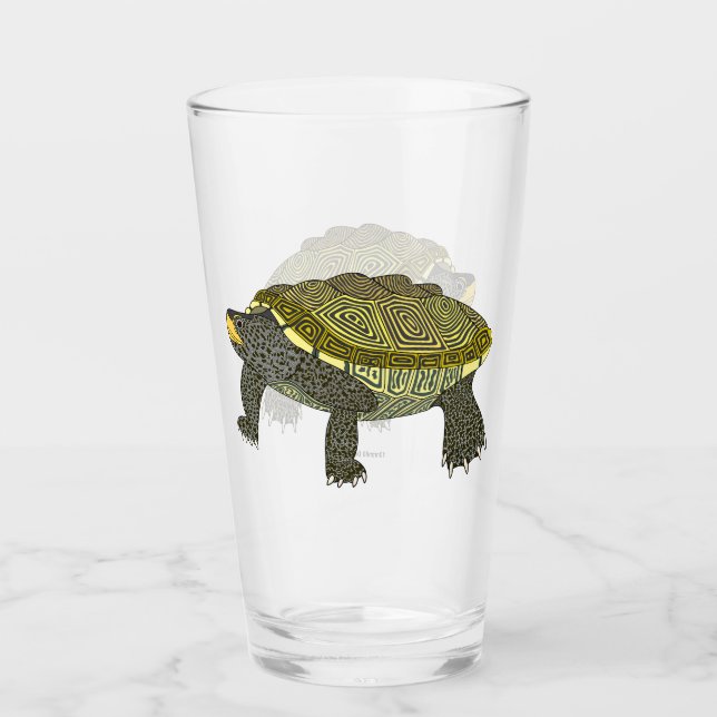Terrapin - Glass Cup (Front)
