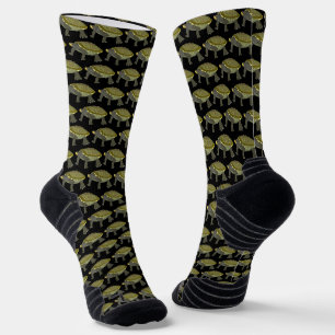 Terrapin (pattern black) - Athletic Socks