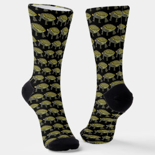 Terrapin (pattern black) - Premium Socks