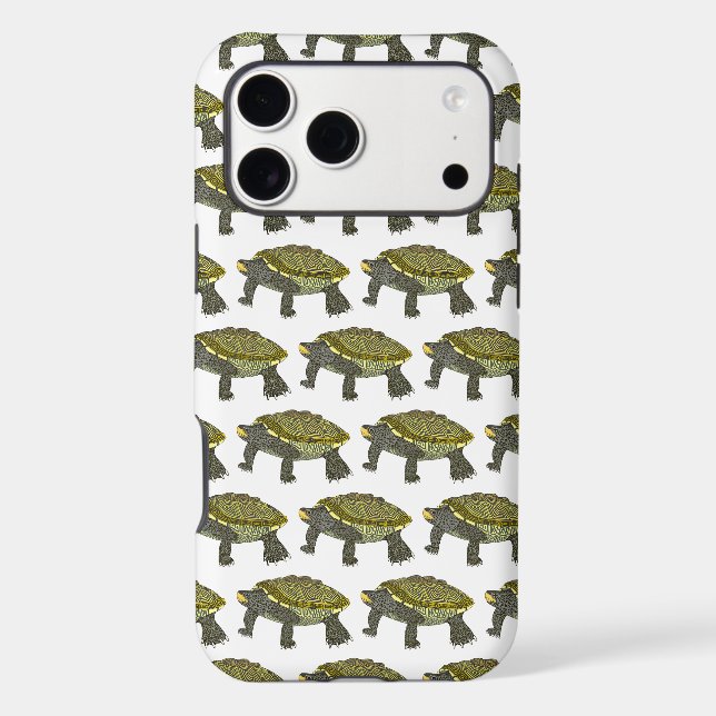 Terrapin (pattern white) - iPhone Case (Back)