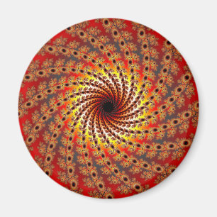 Terrapin Spin Fractal Art Magnet