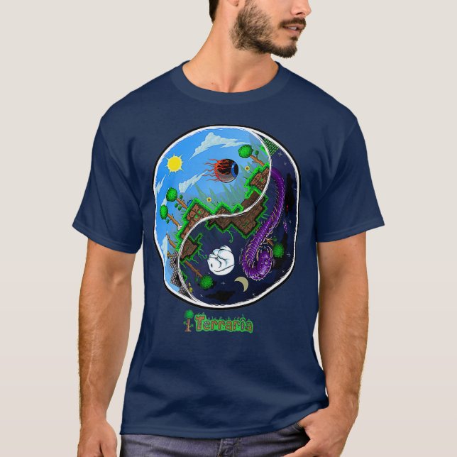 Terraria  Night and Day T-Shirt (Front)