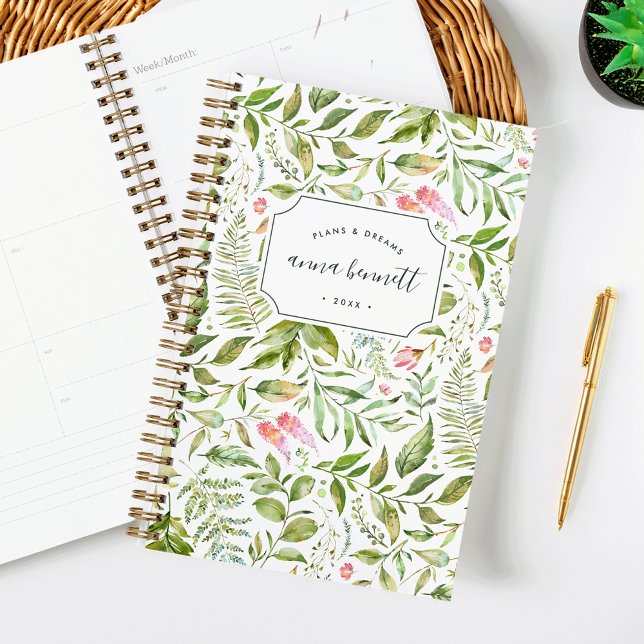 Terrarium Botanical Personalised Planner (Creator Uploaded)